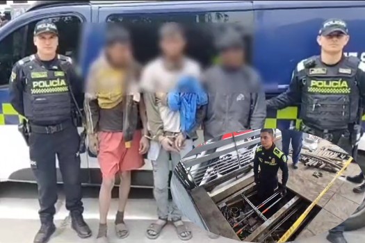 Cayeron “Los Topos”, la banda que hurtaba cable bajo estaciones de TransMilenio