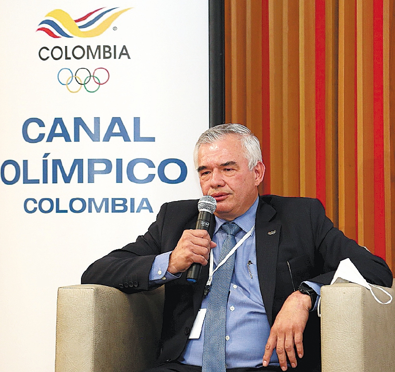 Ciro Solano Hurtado, presidente del Comité Olímpico Colombiano
