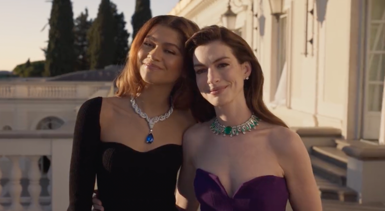Zendaya y Anne Hathaway en un cortometraje de Bulgari por Paolo Sorrentino