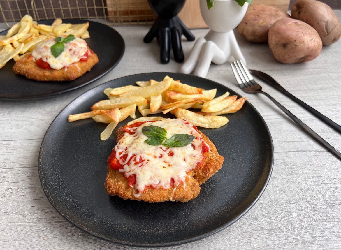 Receta en “air fryer”: paso a paso para hacer milanesa de pollo