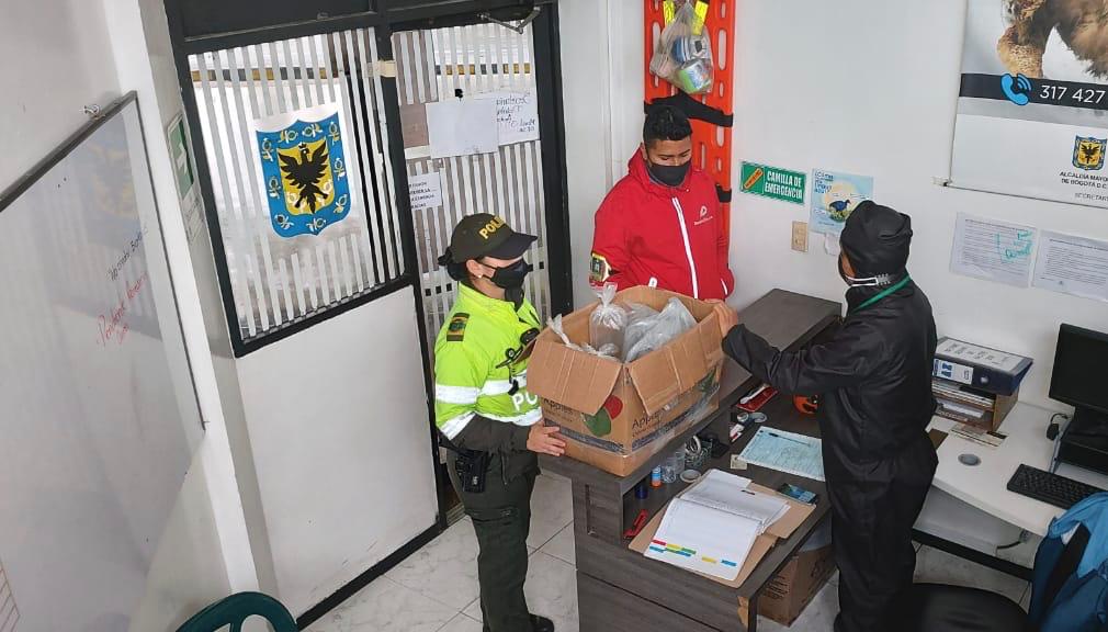 Incautación de especies marinas en terminal de Bogotá