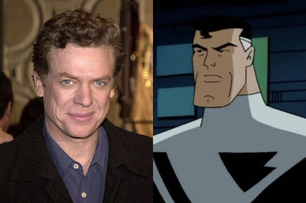 Christopher McDonald le dio la voz al superhéroe en varias series animadas.