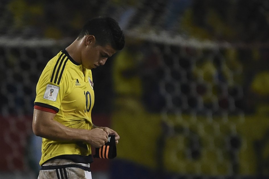 El silencio de James tras la derrota de Colombia