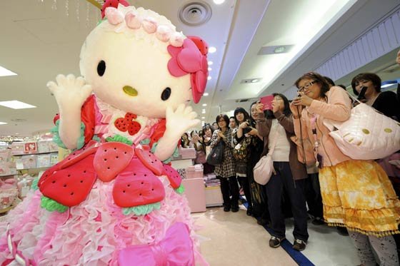 Hello Kitty, la gatita nipona, cumple 40 años