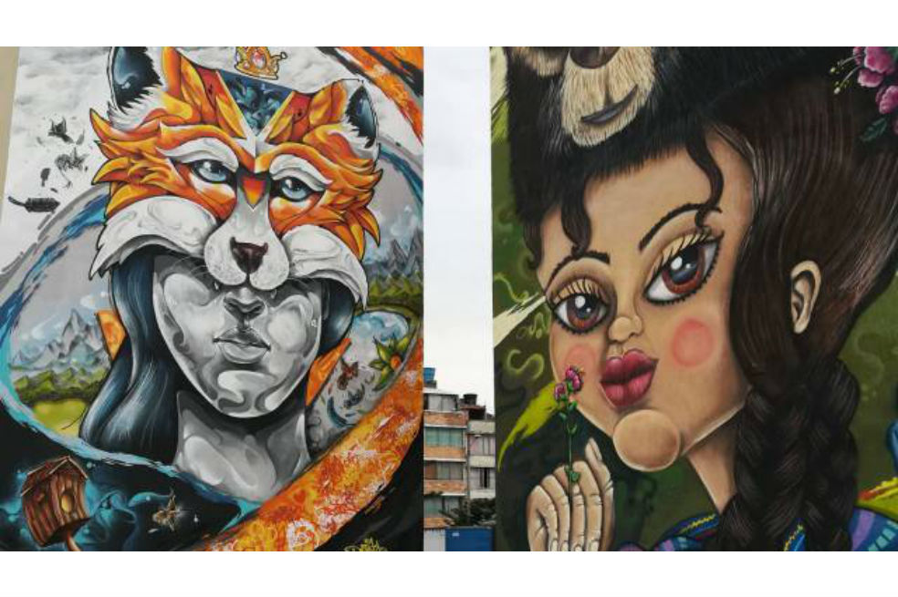 Con grafitis buscan convertir a Ciudad Bolívar en un referente turístico de Bogotá