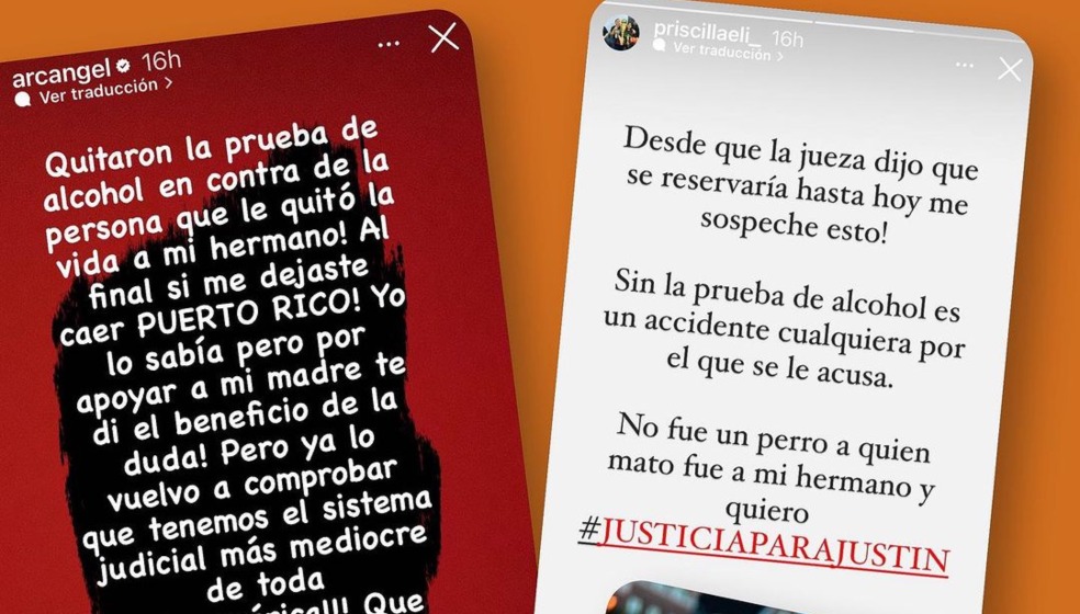 Arcángel envió amenaza por decisión judicial en el caso de la muerte de su hermano
