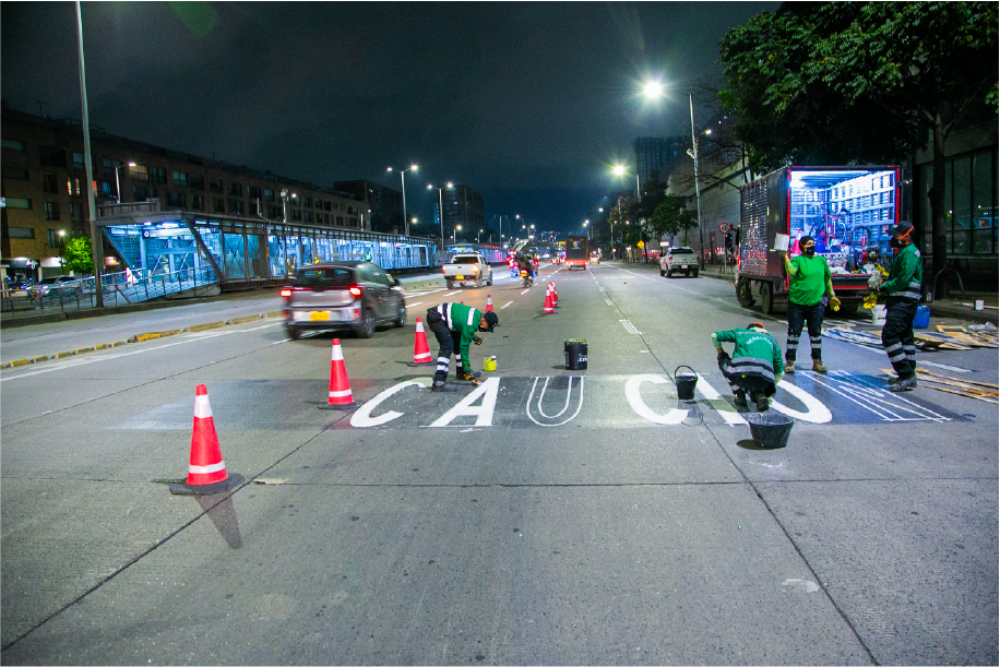 La señalización en Bogotá se renueva
