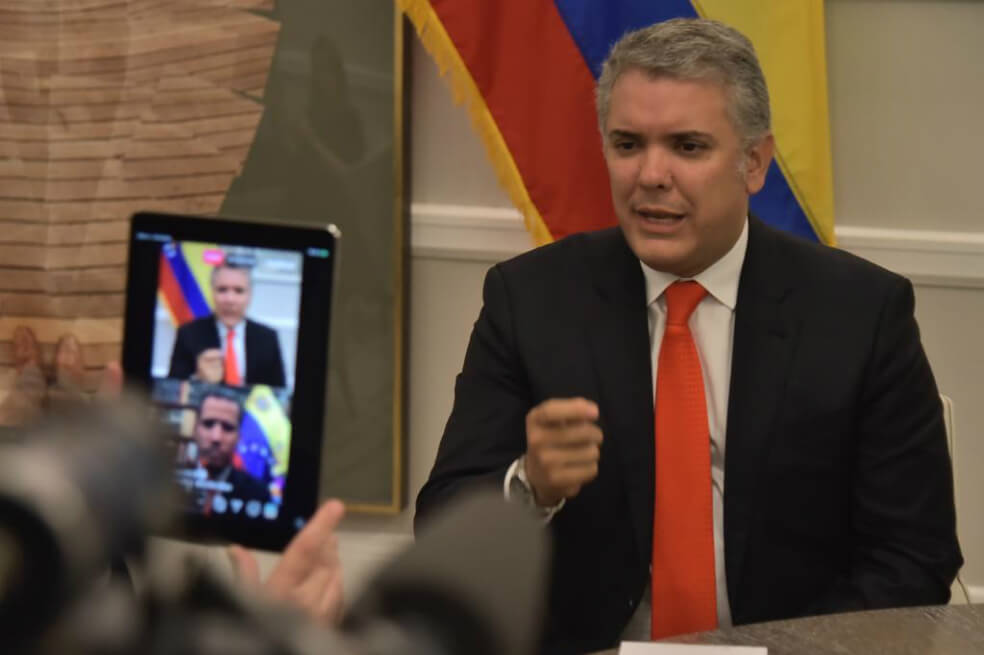 “Los hermanos están juntos en las buenas y en las malas”: Guaidó a Duque