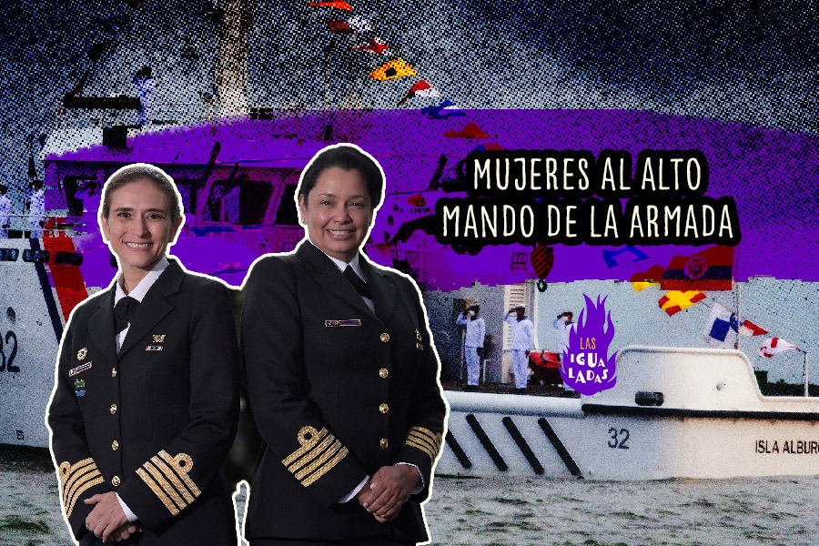 ¿Se consideran feministas? Charla con las primeras contralmirantes de Colombia
