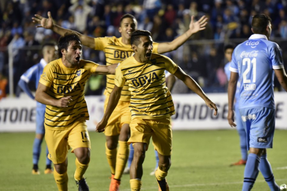 En La Paz, Boca Juniors salvó un empate en el último minuto ante Bolívar