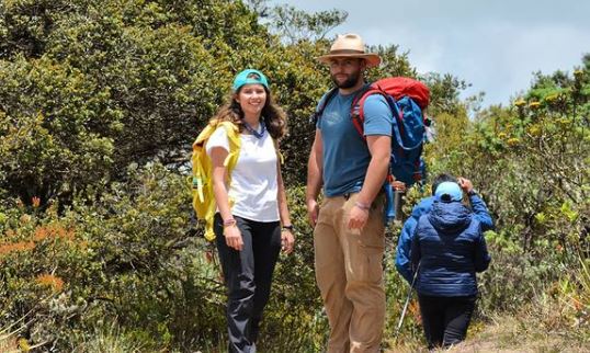 Ana María de Wasseige y Salomón Rubio García, los emprendedores en uno de sus viajes por Colombia.