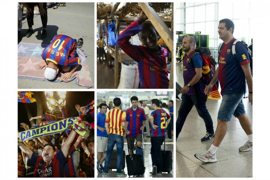 La camiseta del Barcelona, un emblema en el mundo