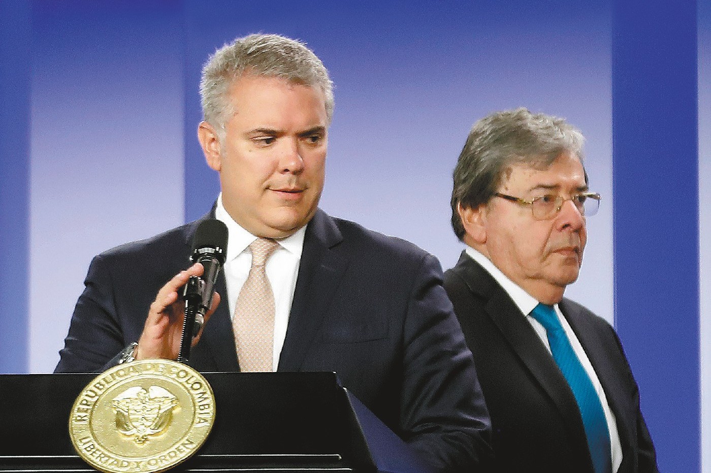 “Pa’lante presidente, pa’lante ministro”, la última conversación de Duque con Carlos Holmes Trujillo