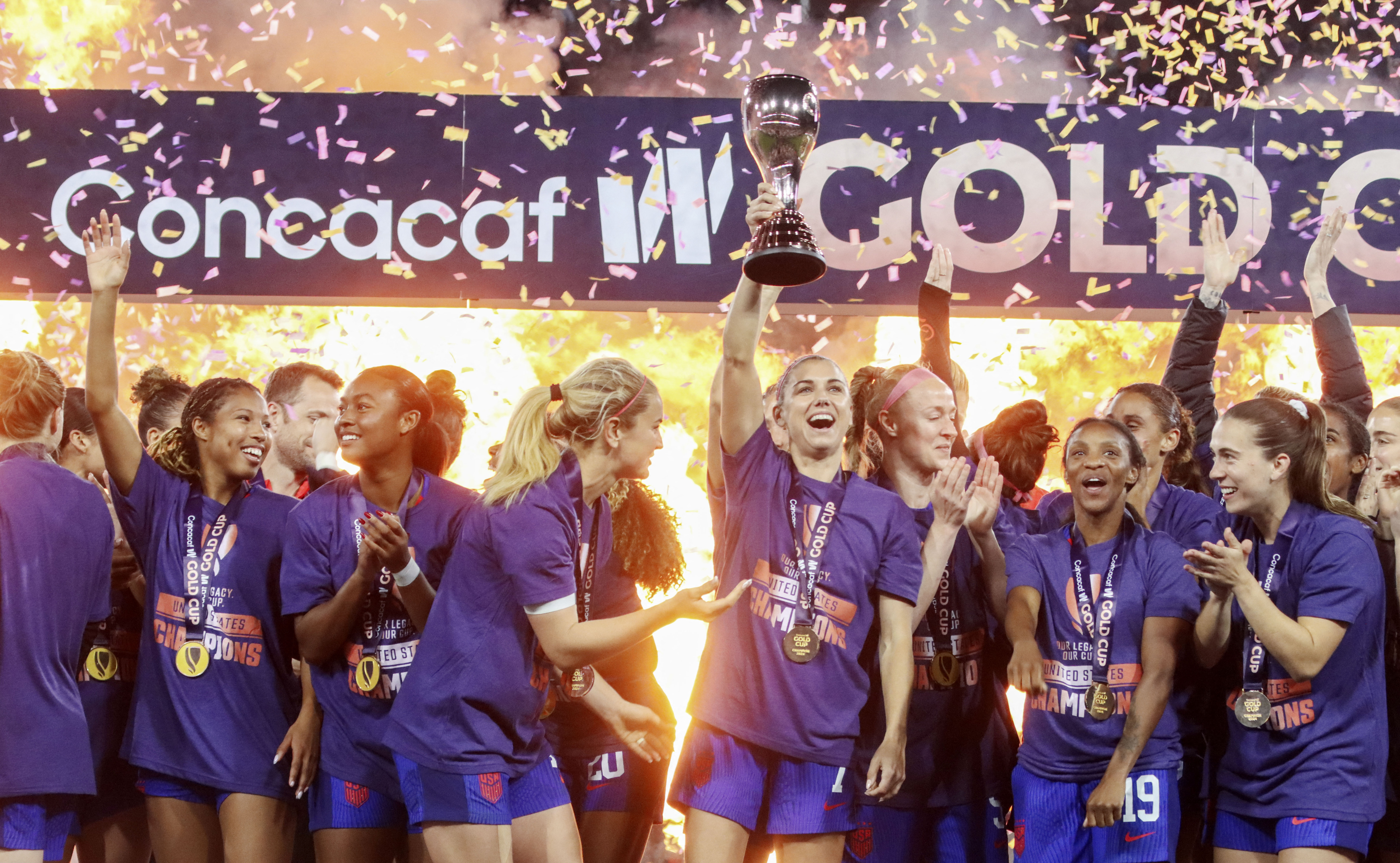 Estados Unidos venció a Brasil y conquistó la primera Copa Oro del fútbol femenino