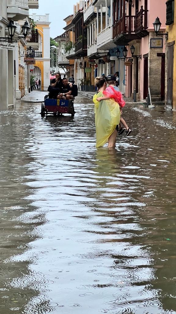 Lluvias en Cartagena