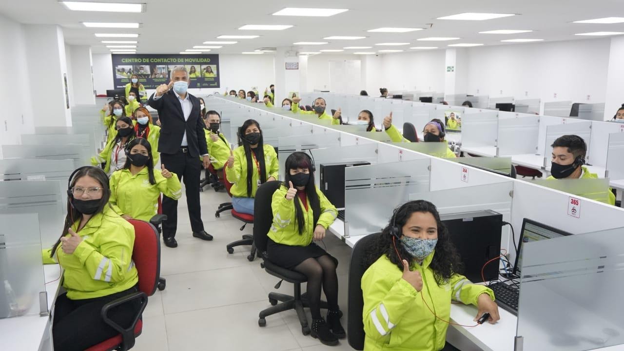 Atención a ciudadanos ha crecido 64 % gracias al Centro de Contacto de Movilidad