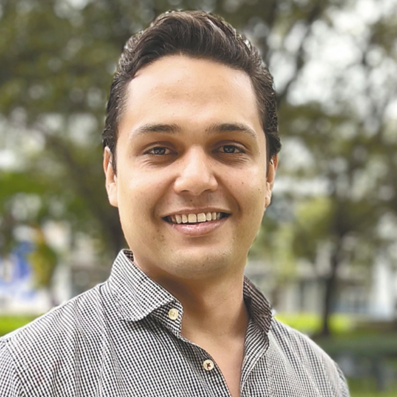 Juan Pablo Rangel, investigador de la FIP. / María Camila Zuluaga Ríos