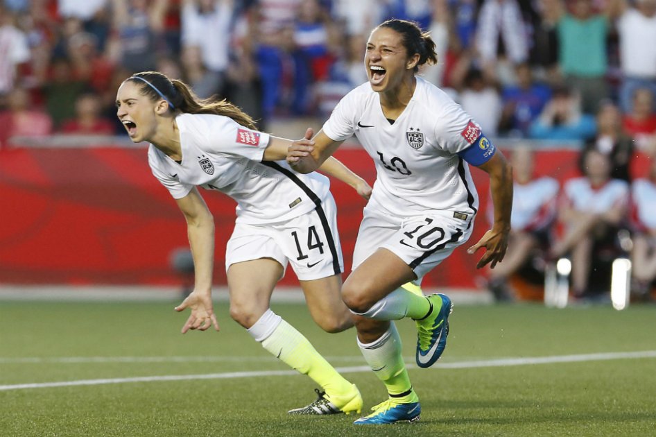 Estados Unidos derrota por 1-0 a China y se cita con Alemania en semifinales