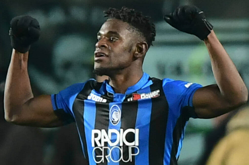 Duván Zapata marcó doblete en la victoria de Atalanta sobre Juventus