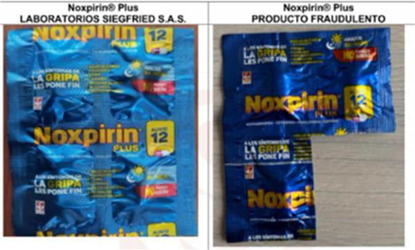 Falsificaron un lote de Noxpirín y consumirlo podría ser riesgoso: así puede reconocerlo
