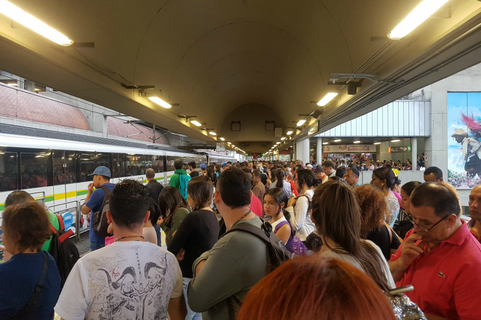 Nuevamente se reportan fallas en el Metro de Medellín