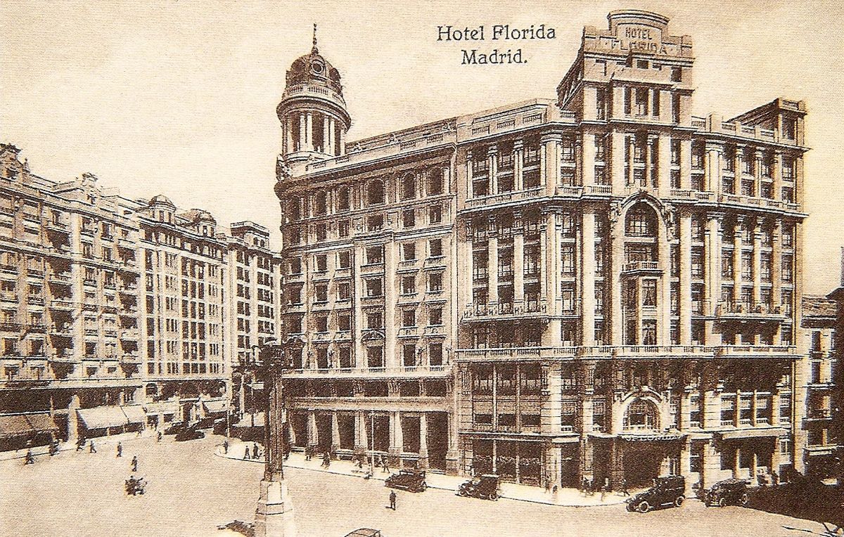 Literatura y periodismo entre bombas: la historia del madrileño hotel Florida