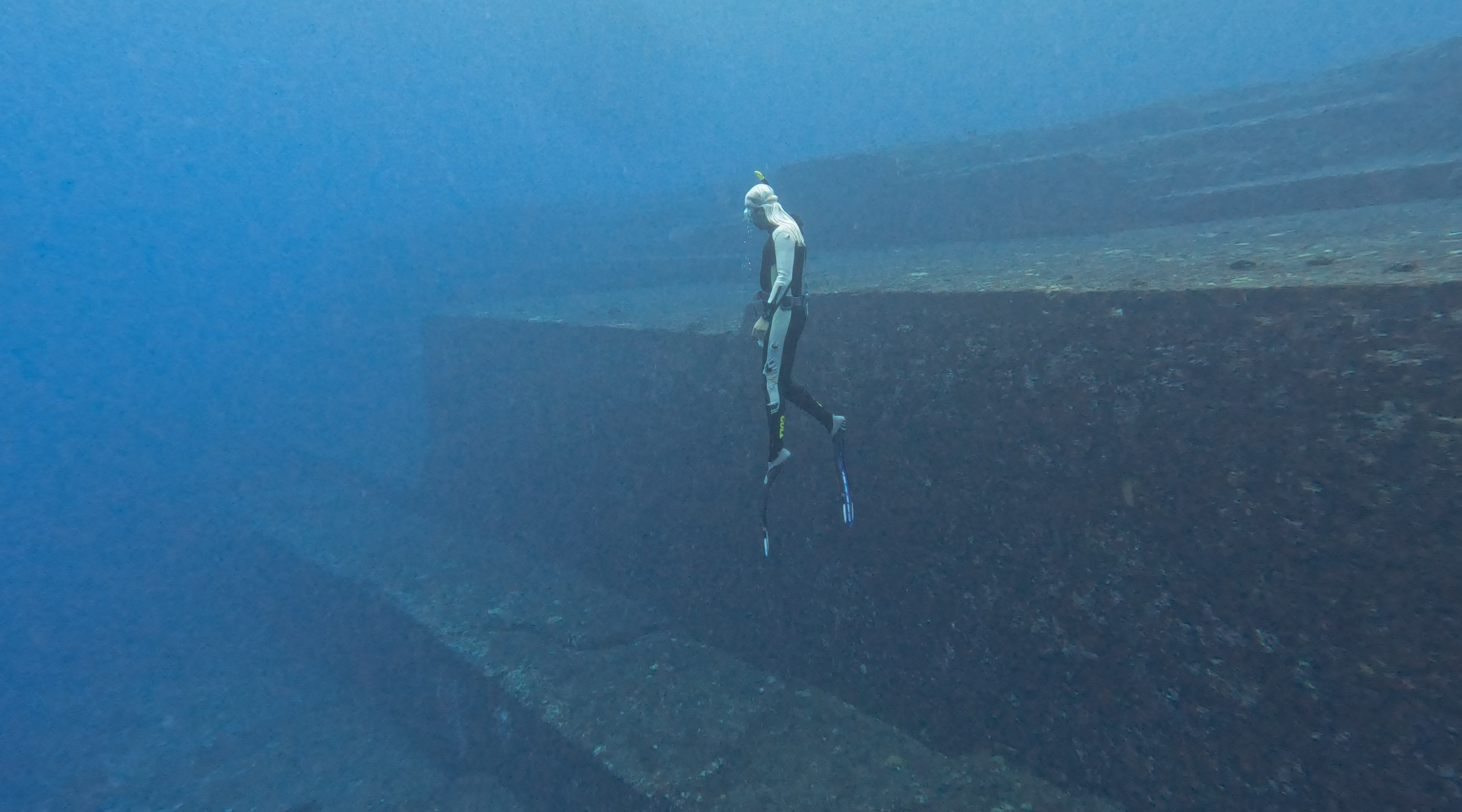 La ruinas submarinas de Yonaguni son muros de piedra tan perfectos que cuesta creer que sean naturales.