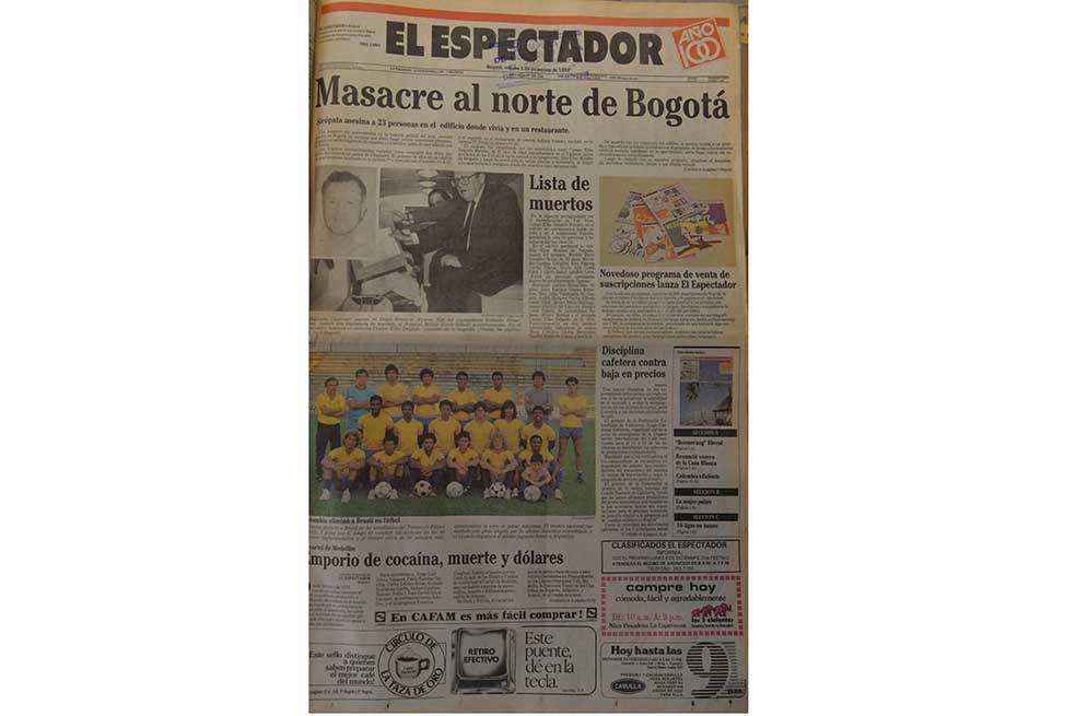 Estas eran las noticias del 5 de diciembre de 1986