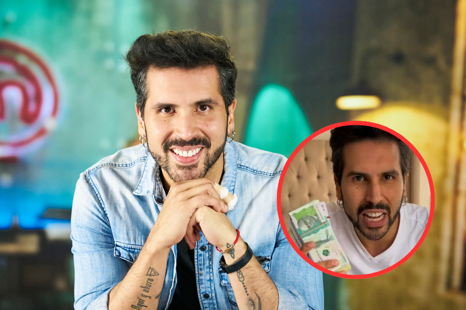 ¡Se busca al dueño de un fajo de billetes! Brian Moreno los encontró en un colchón