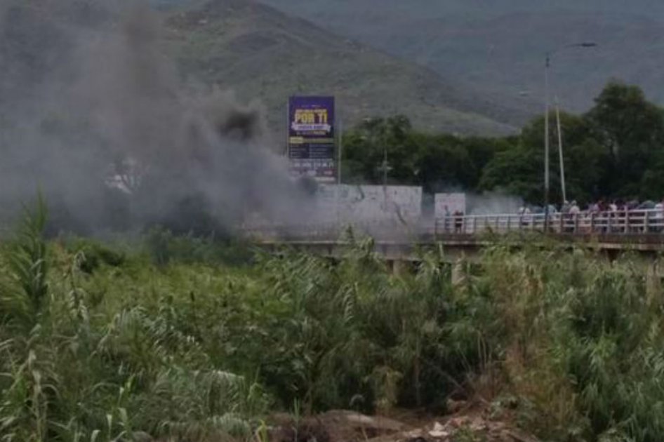 Protestas mantienen cerrada la frontera con Venezuela en Norte de Santander