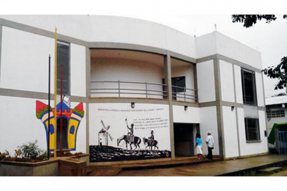 Biblioteca Pública Clara Inés Campos Perdomo. / Foto: Gobernación de Caquetá
