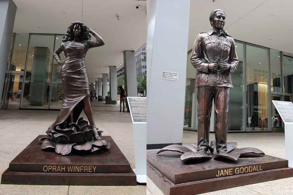 10 estatuas de mujeres en Nueva York reivindican la presencia femenina en el espacio público