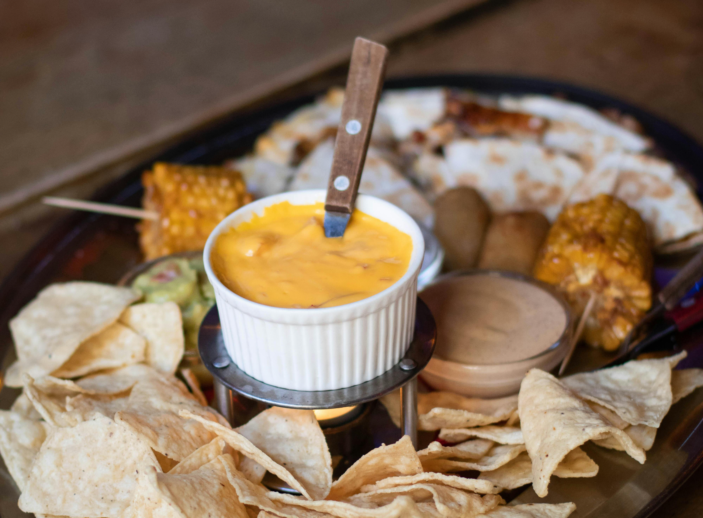 Dip de queso y espinacas