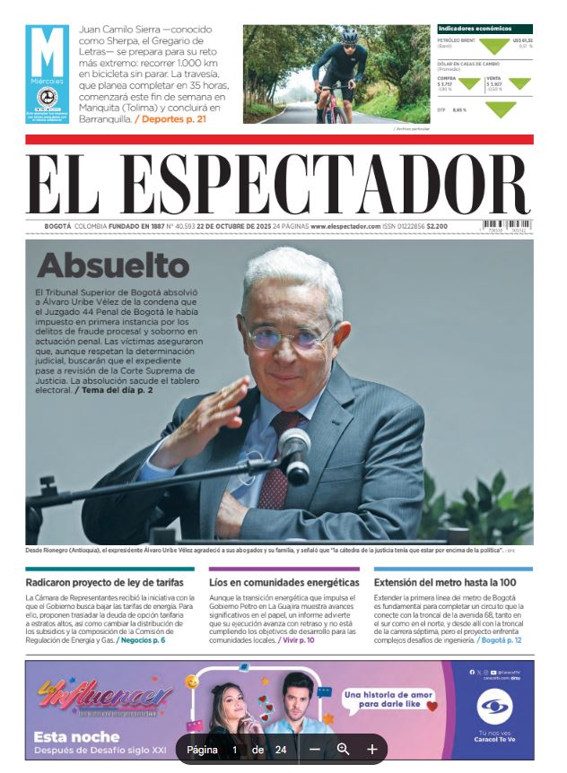 El absolvedor de Uribe y su entorno de corrupción judicial