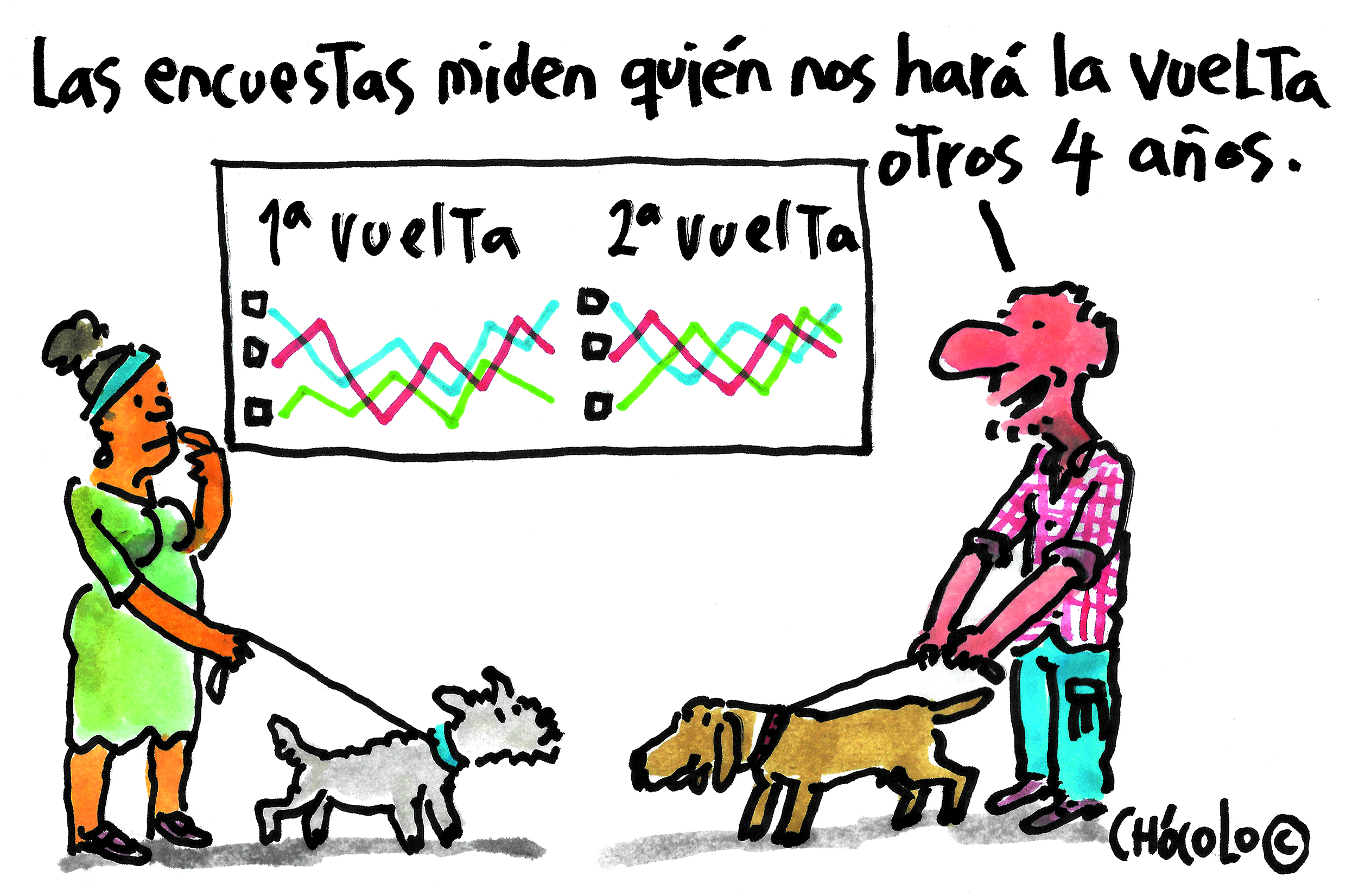 Las encuestas miden quién nos hará la vuelta otros cuatro años