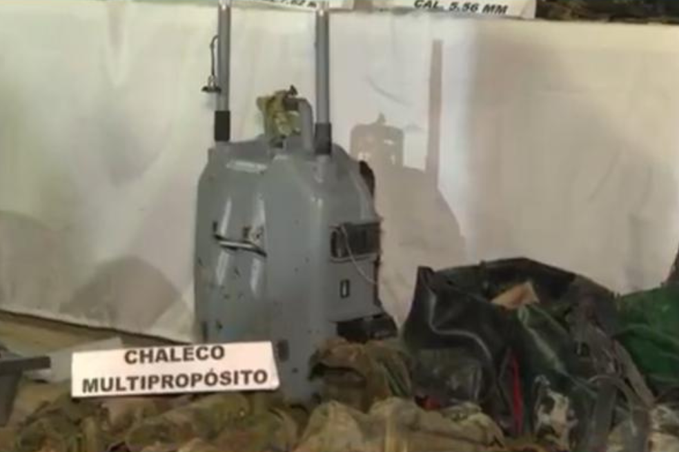 El sofisticado sistema antidrones hallado por las autoridades
