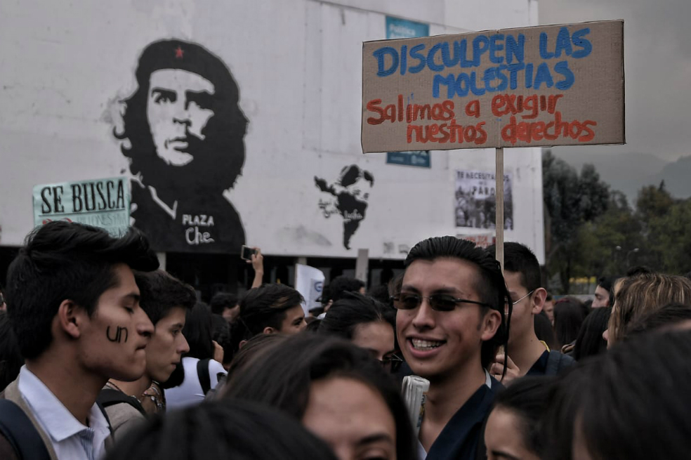 Así transcurre la movilidad en Bogotá por la jornada de marchas por la educación