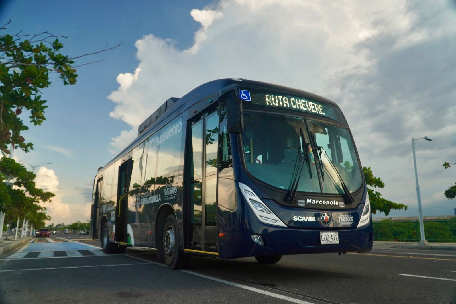 Así puede recorrer los alumbrados navideños en Barranquilla en Transmetro