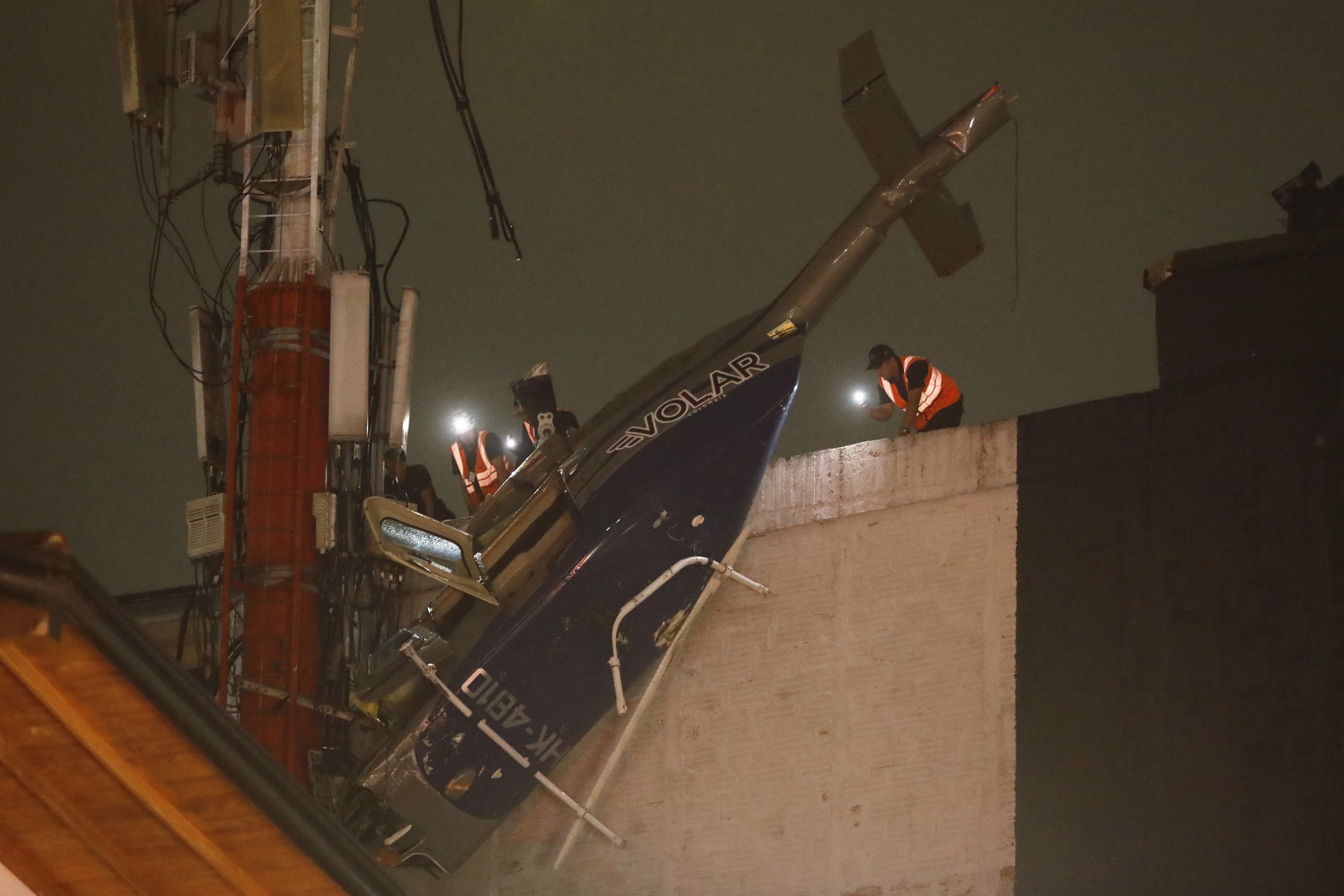 Estos eran los pasajeros del helicóptero que se accidentó en Medellín