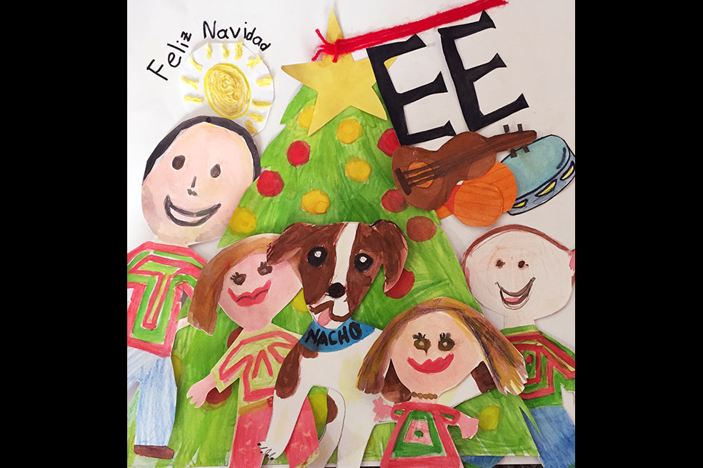 Así pintaron los niños la Navidad con El Espectador