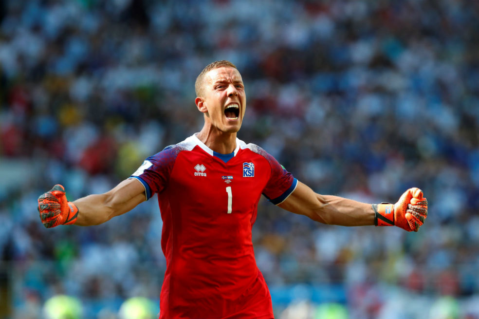 Hannes Halldorsson, el cineasta que le amargó una tarde a Lionel Messi
