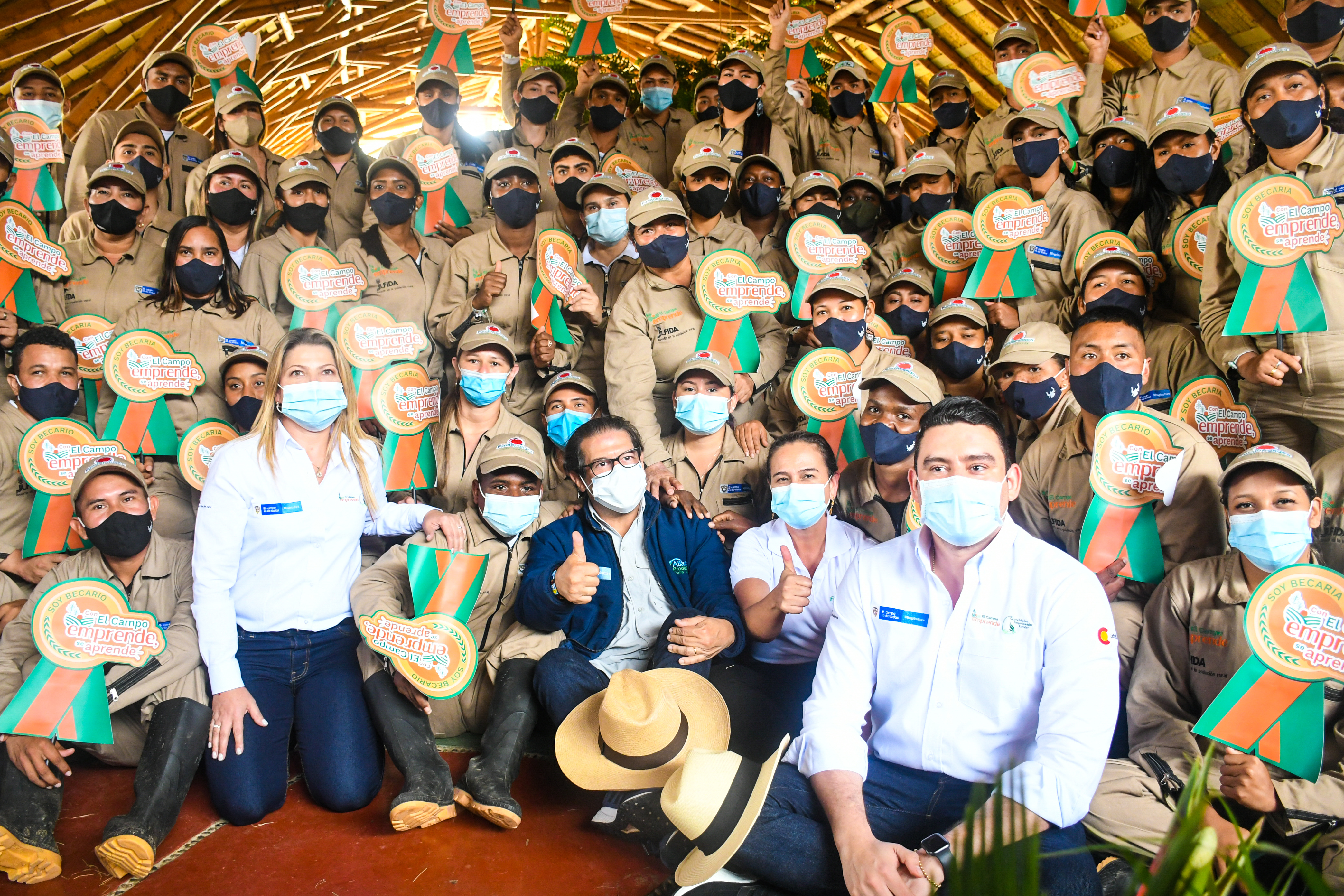 150 jóvenes y mujeres rurales iniciaron formación como Técnicos Laborales Agropecuarios gracias a MinAgricultura, cooperación internacional y Fundapanaca