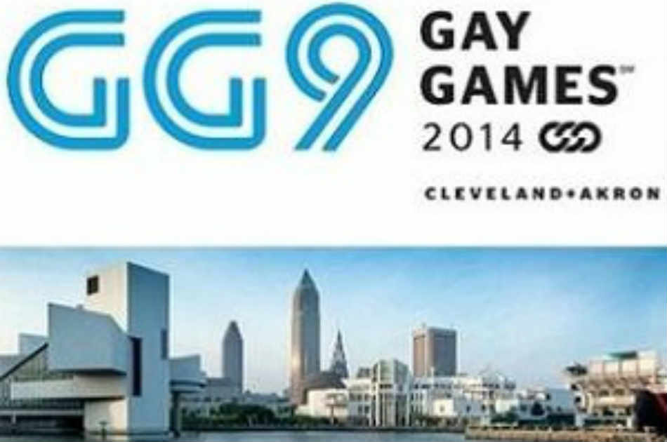 Logo oficial de los "Gay Games" que se llevarán a cabo en Cleveland en 2014.