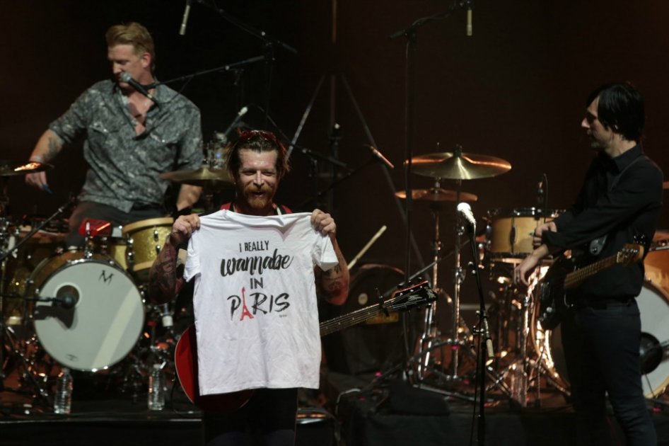 Jesse Hughes, cantante de la banda Eagles of Death Metal. /AFP