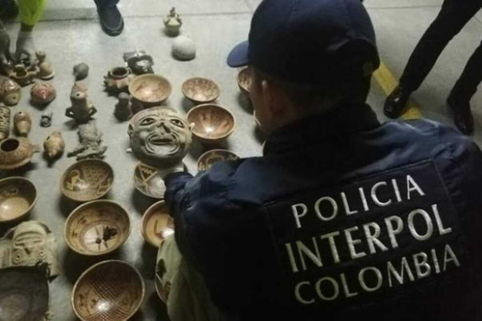 Recuperan piezas arqueológicas y obras de arte robadas de diferentes países