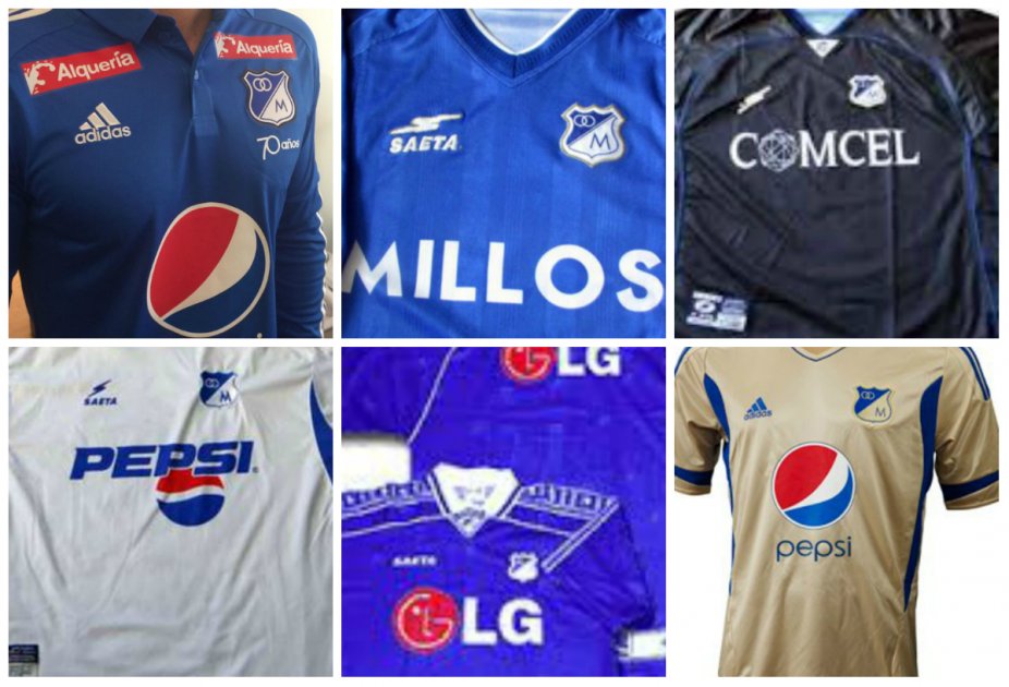 ¿Cuál de estas camisetas de Millonarios fue la que menos le gustó?