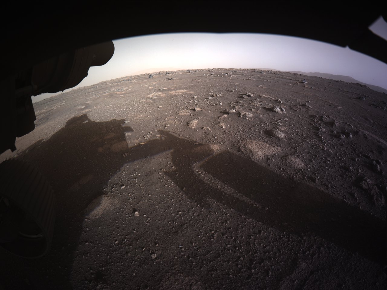 La NASA publicó las primeras imágenes en color de Marte enviadas por Perseverance