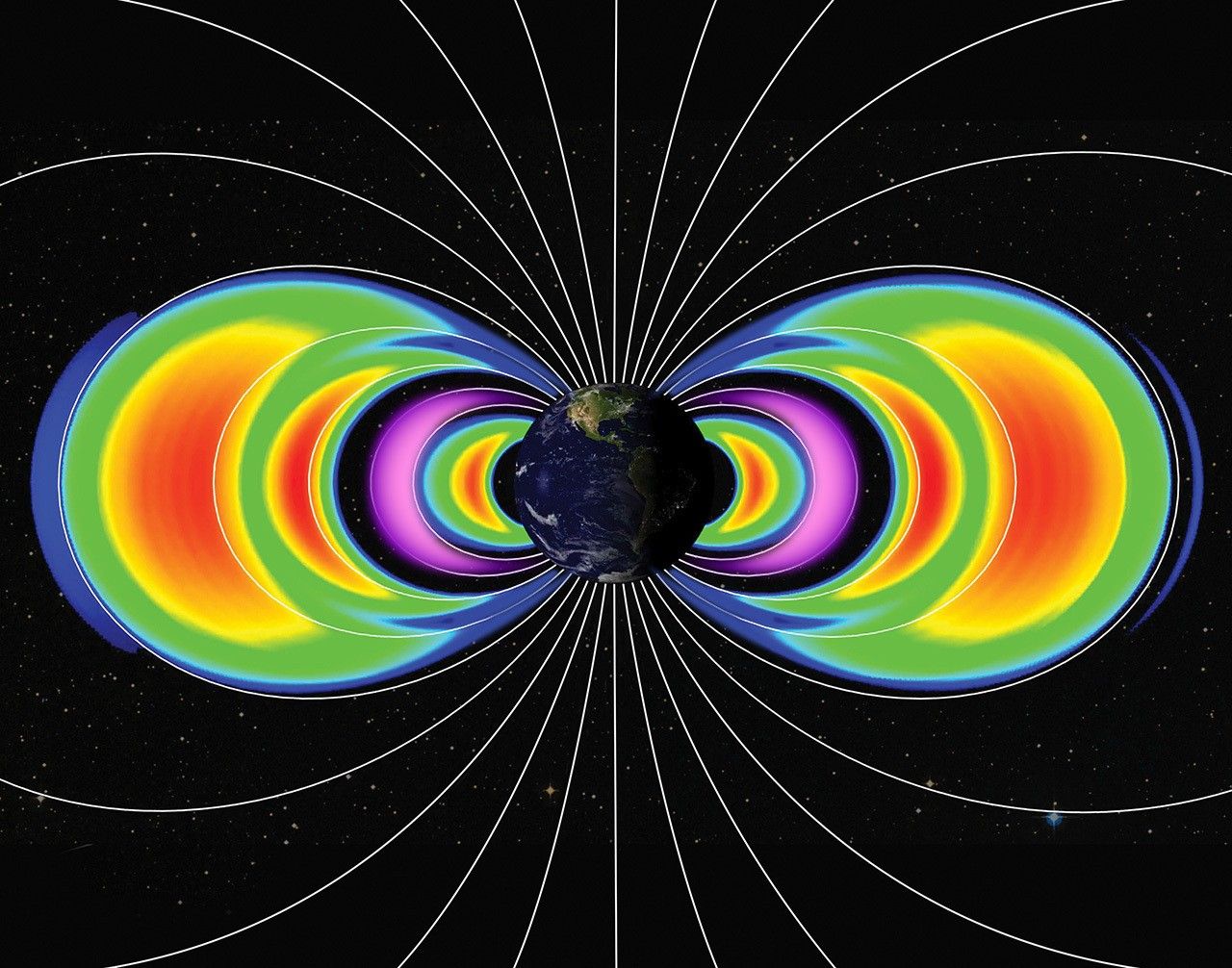 Un satélite de la NASA halló dos cinturones de radiación que rodean la Tierra