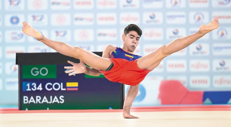 Ángel Barajas, admirador de Sportacus y bicampeón mundial