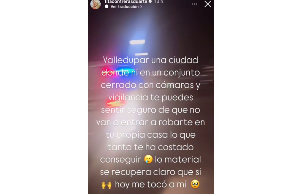 La mánager de artistas reveló que los ladrones entraron a su casa en Valledupar, que queda en un conjunto cerrado, y se llevaron diferentes elementos.